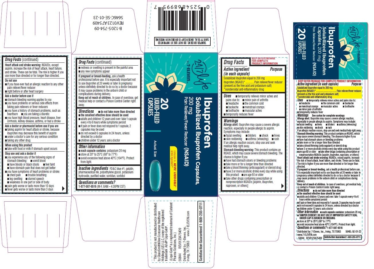 Ibuprofen, Solubilized (Ibuprofen Capsule, Liquid Filled) package label