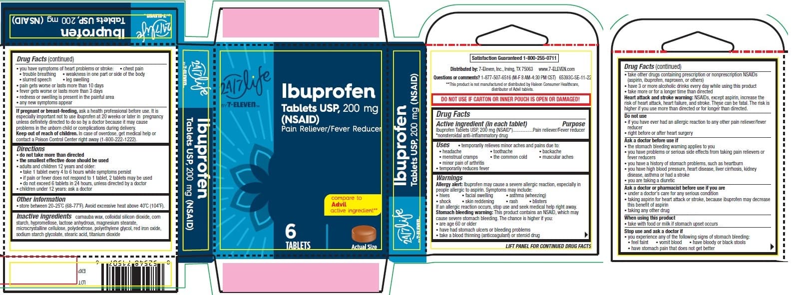 Ibuprofen Tablet, Film-Coated package label