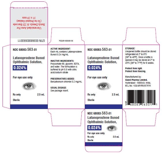 Latanoprostene Bunod Ophthalmic Solution, 0.024% package label