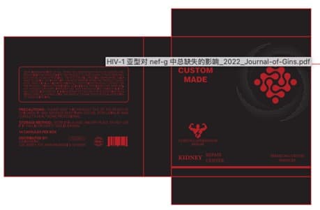 Kidney Repair Center (Niacin L-Arginine Citrulline Malate Zinc Citrate Maca Root Extract Oyster Concentrated Powderselenium-Rich Yeastginseng Extract) package label