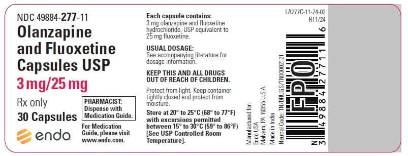 Olanzapine and Fuoxetine package label