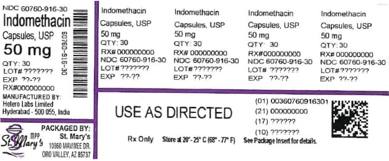 Indomethacin — Reference image, actual packaging may vary