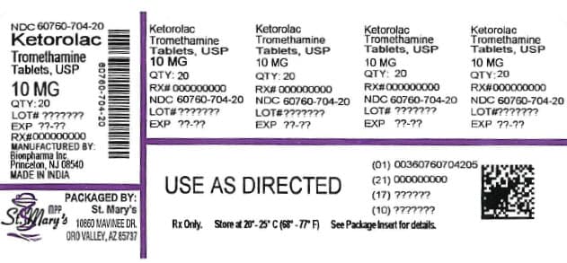 Ketorolac Tromethamine — Reference image, actual packaging may vary