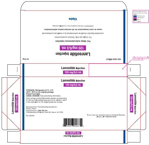 Lanreotide Acetate — Reference image, actual packaging may vary