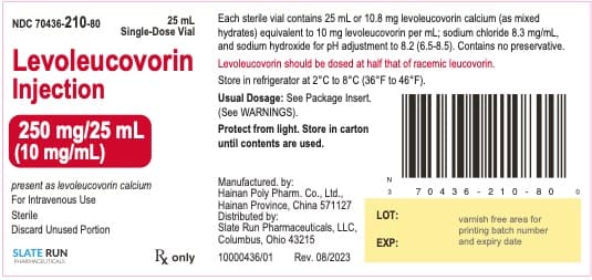 Levoleucovorin Injection — Reference image, actual packaging may vary