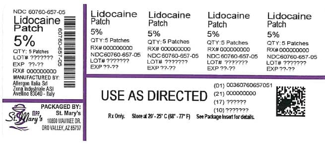 Lidocaine 5% — Reference image, actual packaging may vary