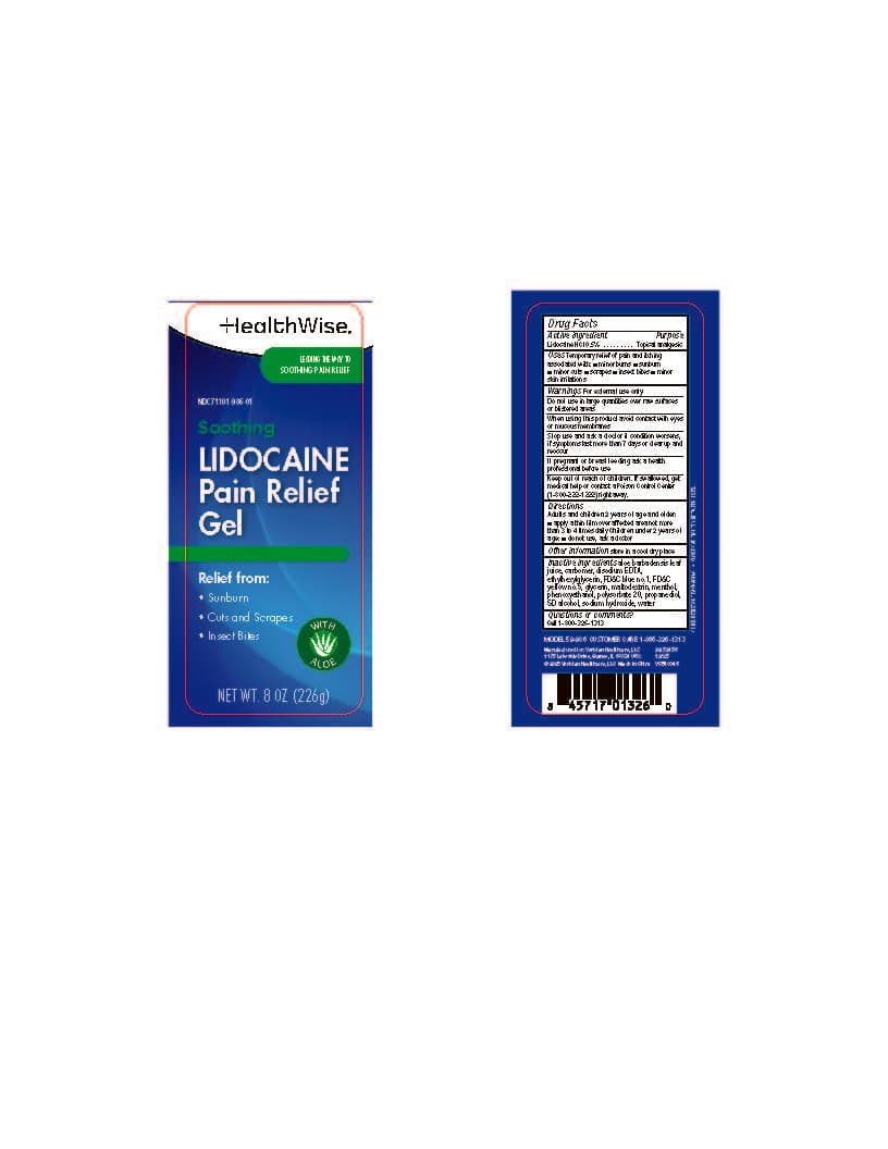 Healthwise Soothing Lidocaine Pain Relief — Reference image, actual packaging may vary
