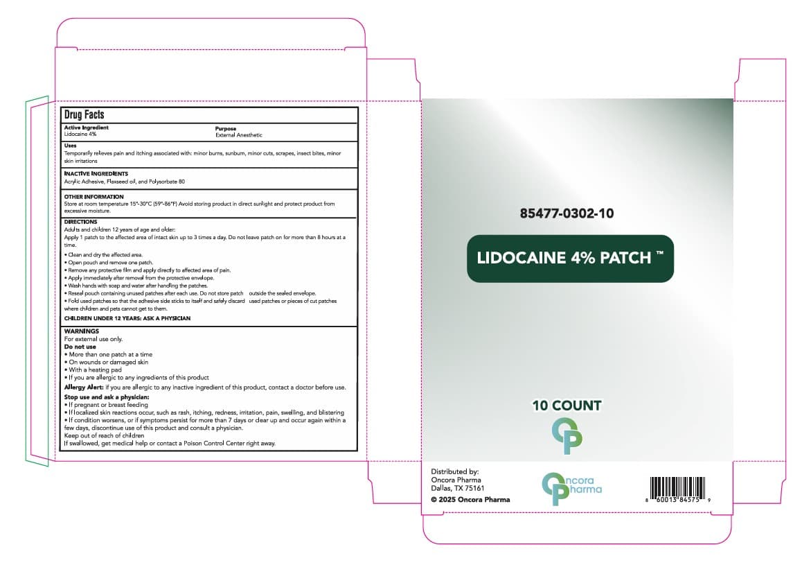 Achelon Lidocaine Patch — Reference image, actual packaging may vary