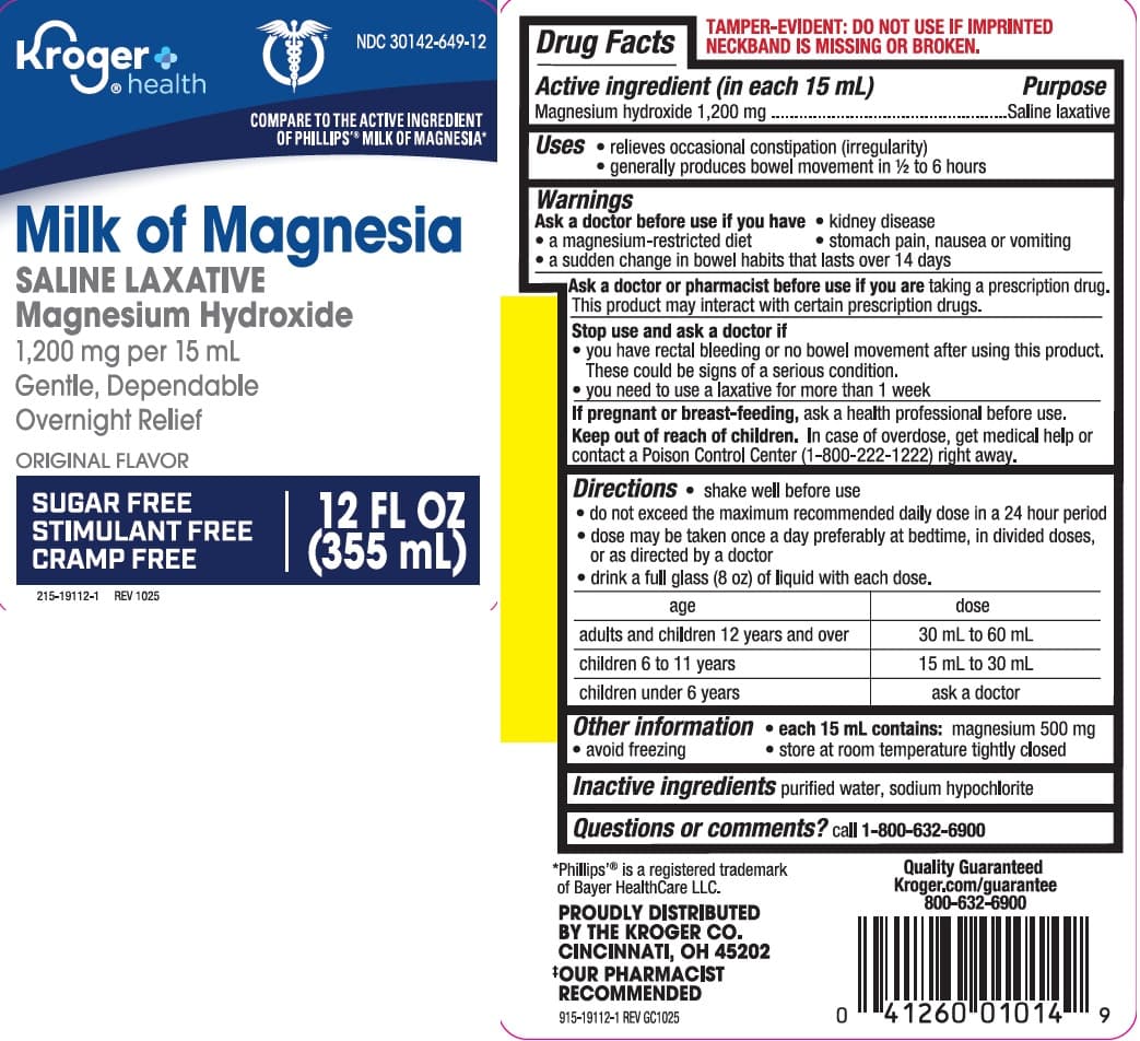 Milk of Magnesia — Reference image, actual packaging may vary