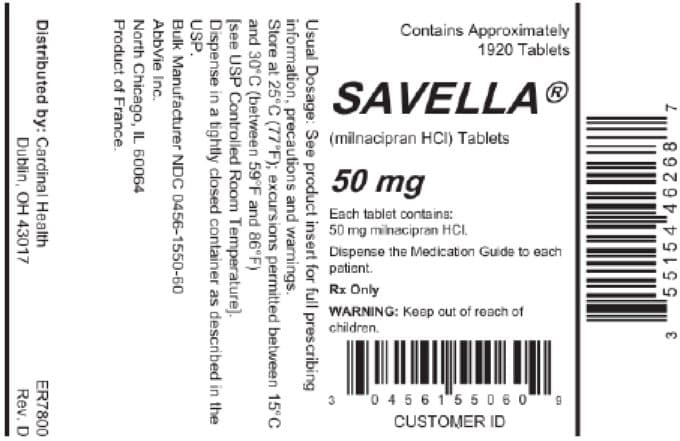 Milnacipran Hydrochloride — Reference image, actual packaging may vary