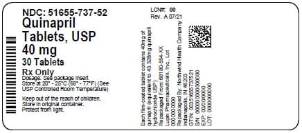 Quinapril — Reference image, actual packaging may vary