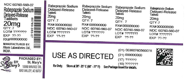 Rabeprazole — Reference image, actual packaging may vary