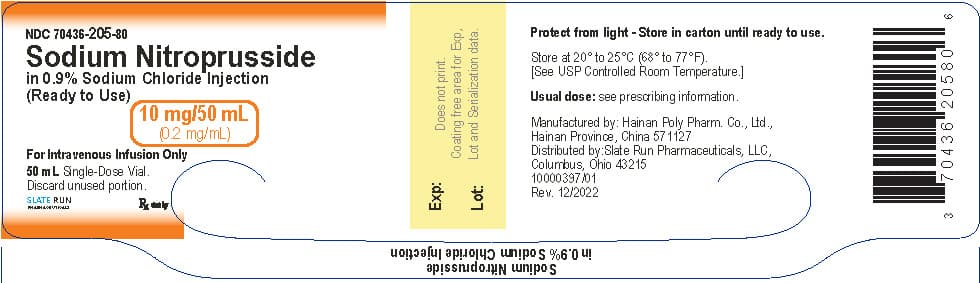 Sodium Nitroprusside in 0.9% Sodium Chloride — Reference image, actual packaging may vary