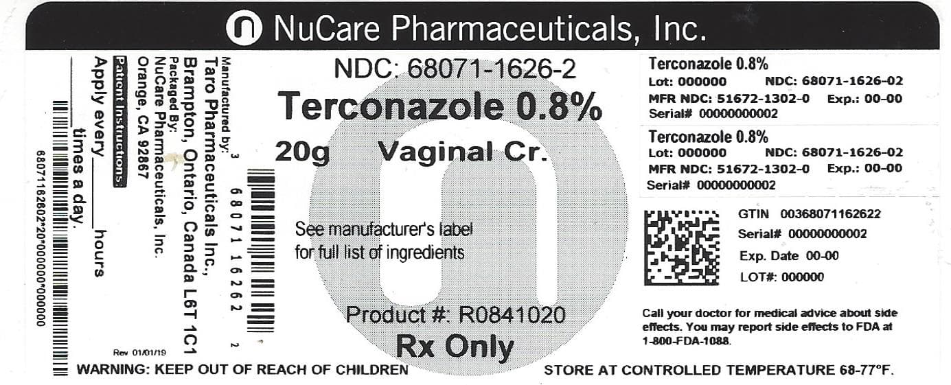 Terconazole — Reference image, actual packaging may vary
