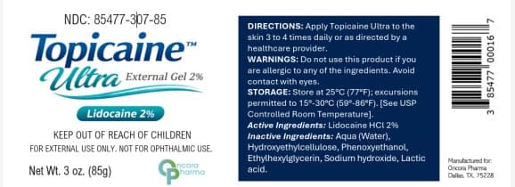 Topicaine Ultra — Reference image, actual packaging may vary