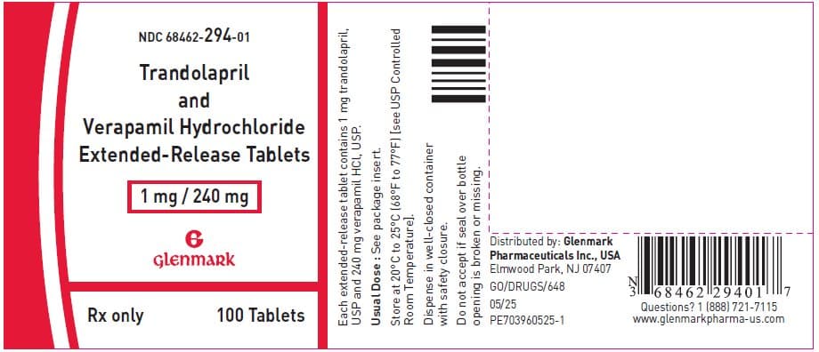 Trandolapril and Verapamil Hydrochloride — Reference image, actual packaging may vary