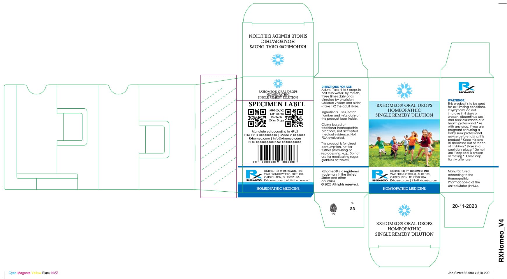 Calcarea Sulph package label