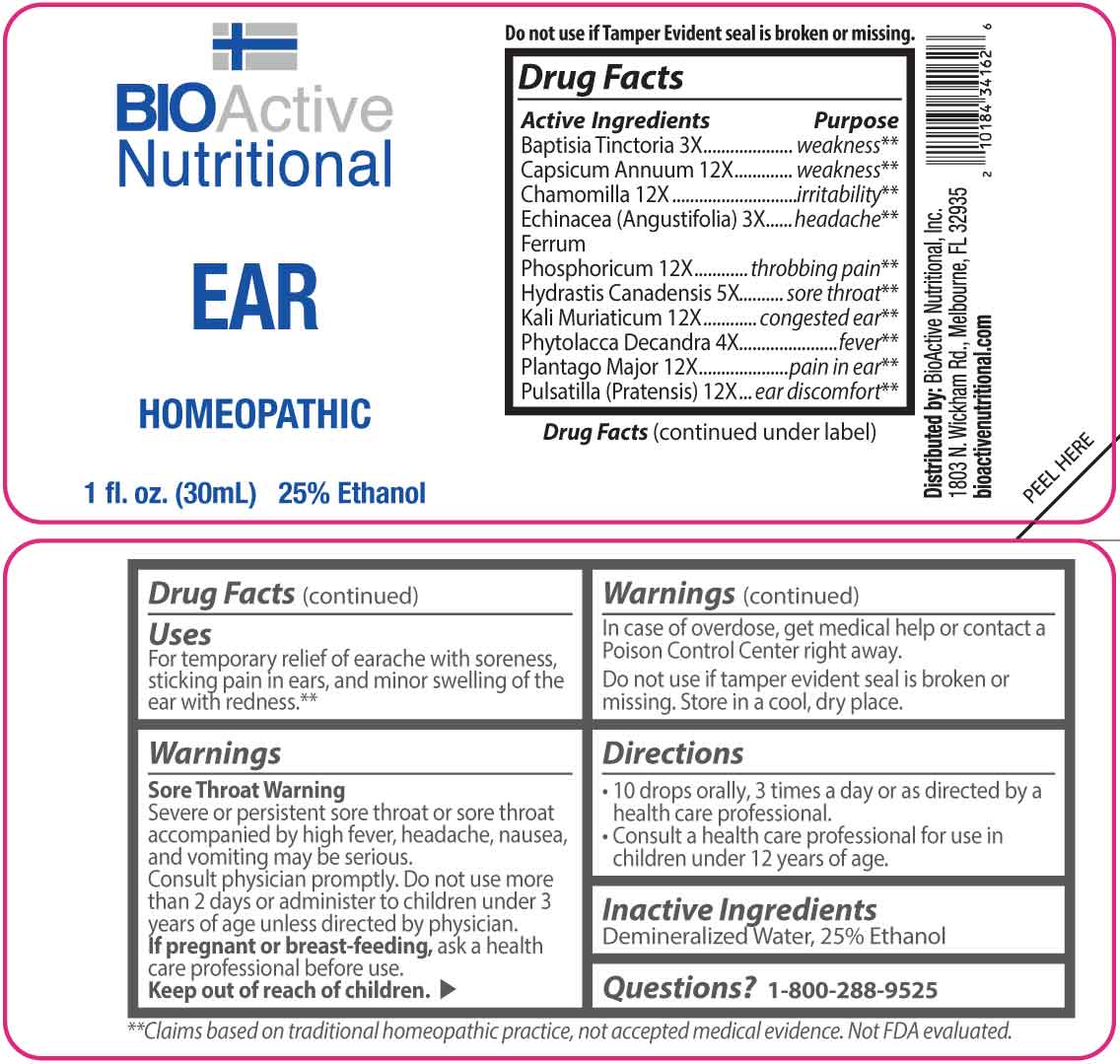 Ear package label