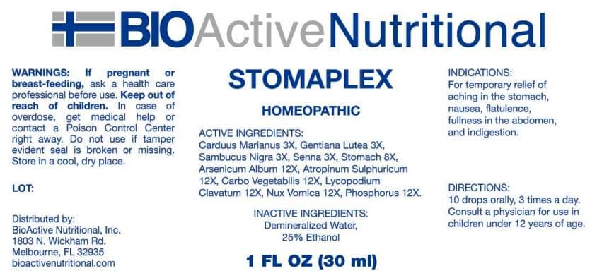 Stomaplex package label