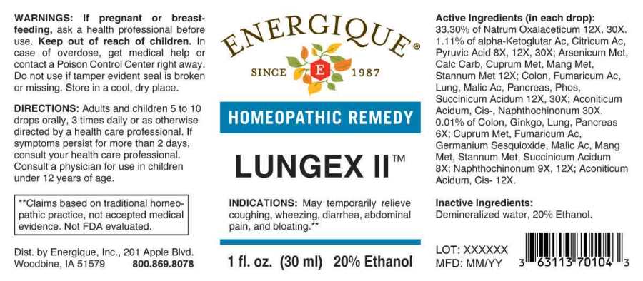 Lungex package label