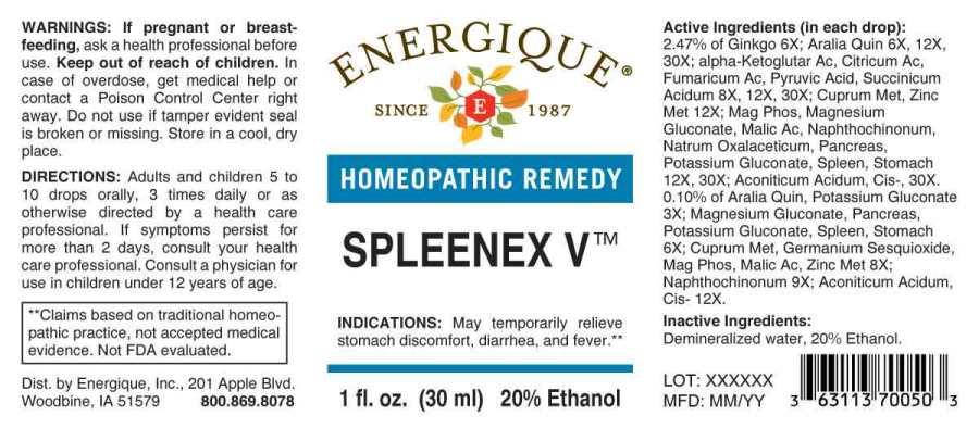 Spleenex package label