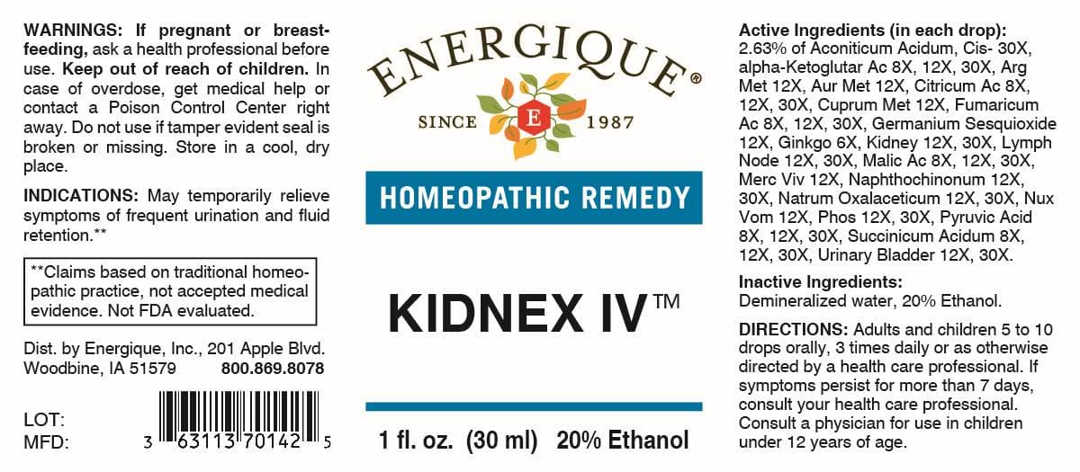 Kidnex package label