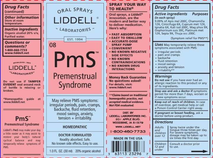 Pms package label