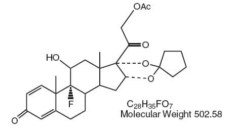 Amcinonide package label