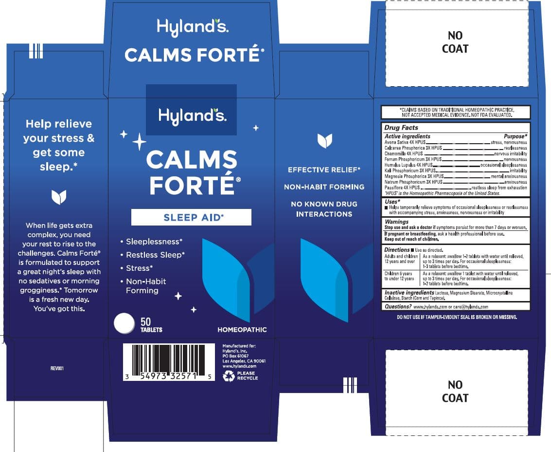 Calms Forte package label