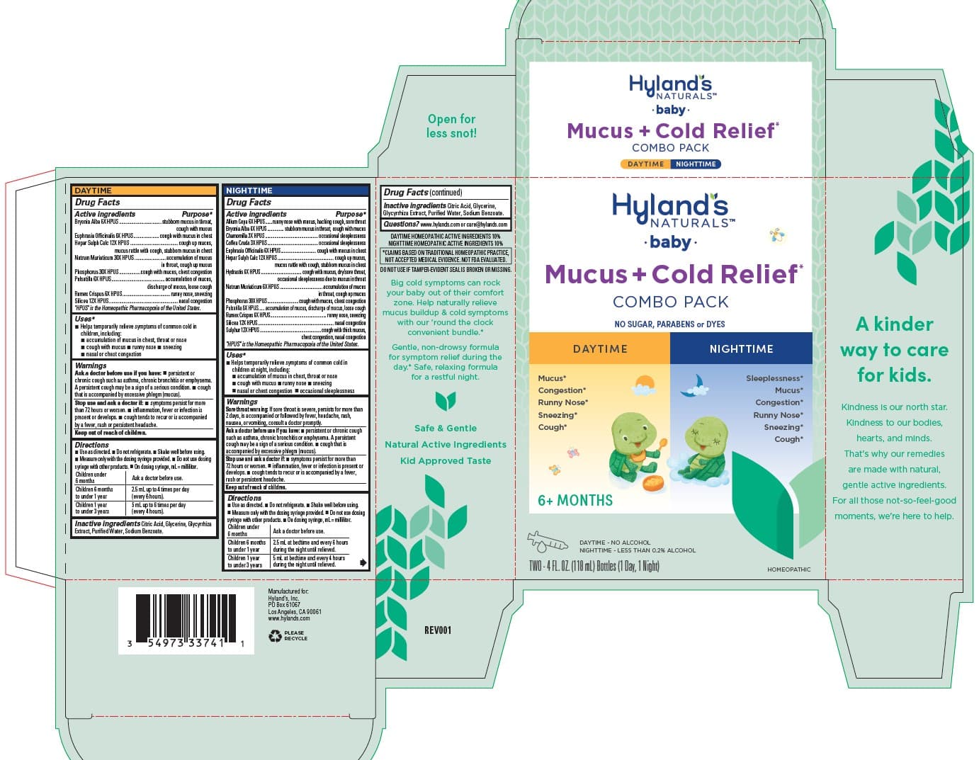 4 Kids Complete Cold and Mucus package label