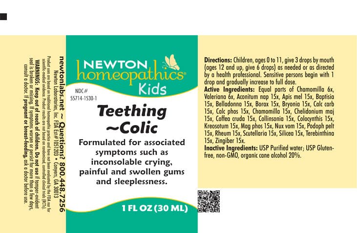 Teething-Colic package label