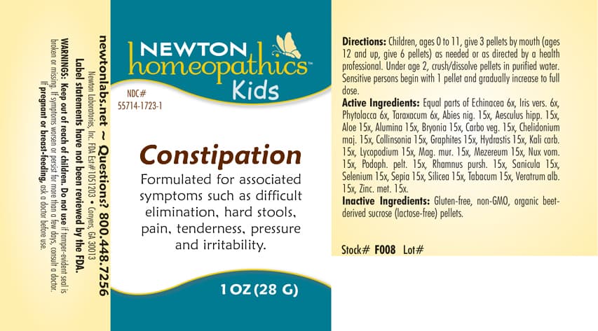 Constipation package label