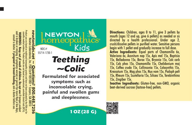 Teething-Colic package label