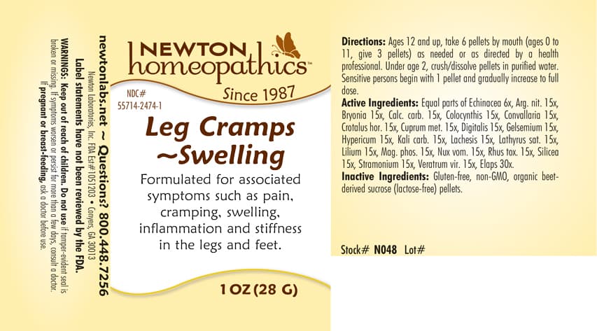 Leg Cramps-Swelling package label