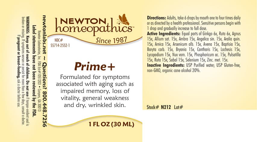 Prime package label