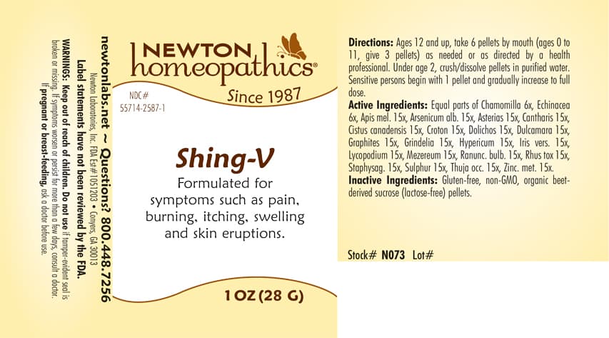 Shing-V package label