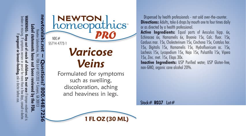 Varicose Veins package label