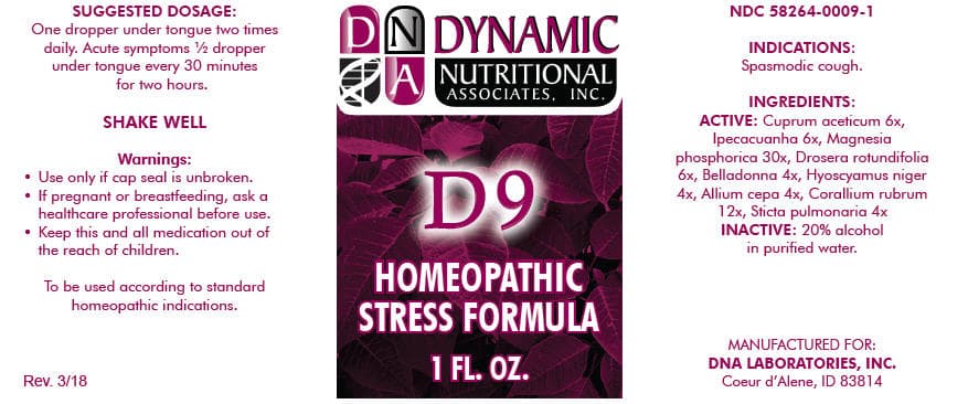 D-9 package label