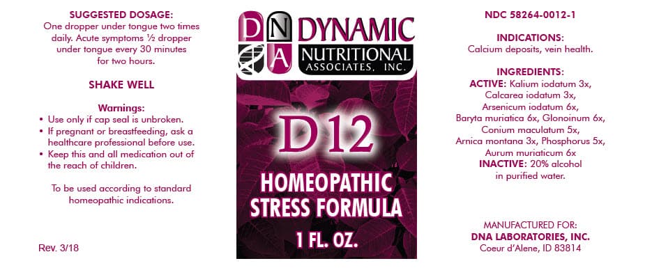 D-12 package label