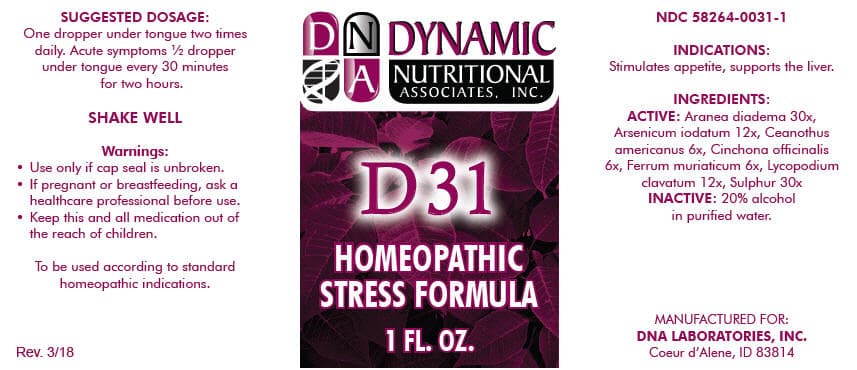 D-31 package label