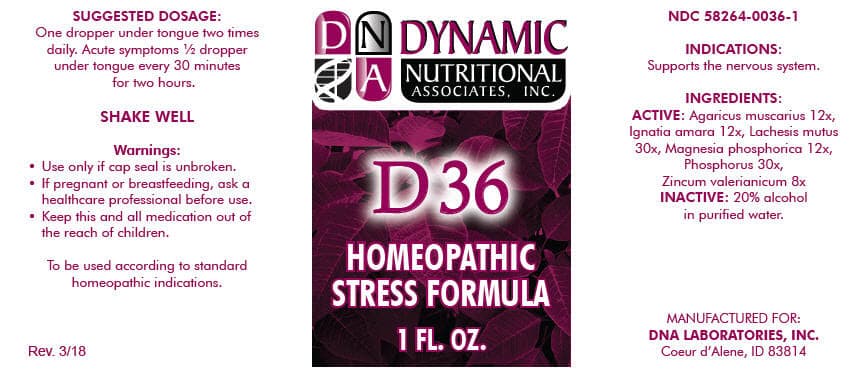 D-36 package label