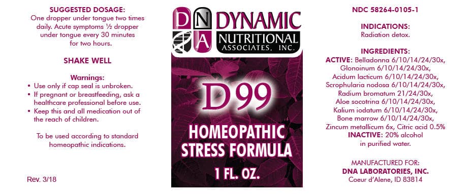 D-99 package label