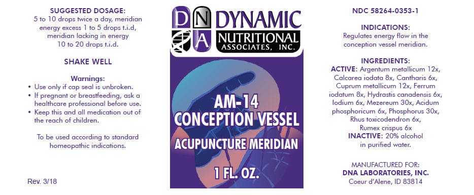 Am-14 package label