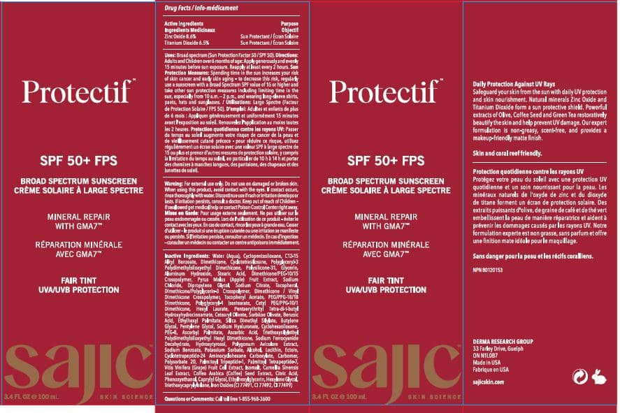 Cover Recover SPF 30 Cream package label