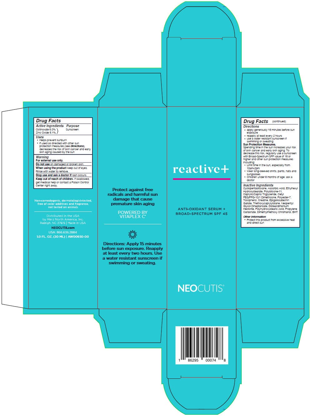Nu Skin 180 Degree Uv Defense Hydrator SPF 18 package label