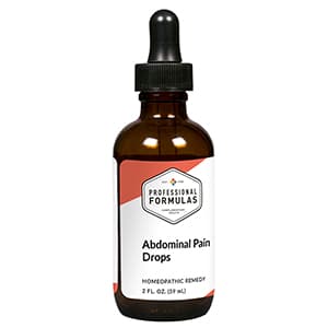 Abdominal Pain Drops package label