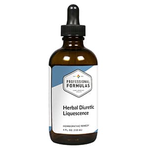 Herbal Diuretic Liquescence package label
