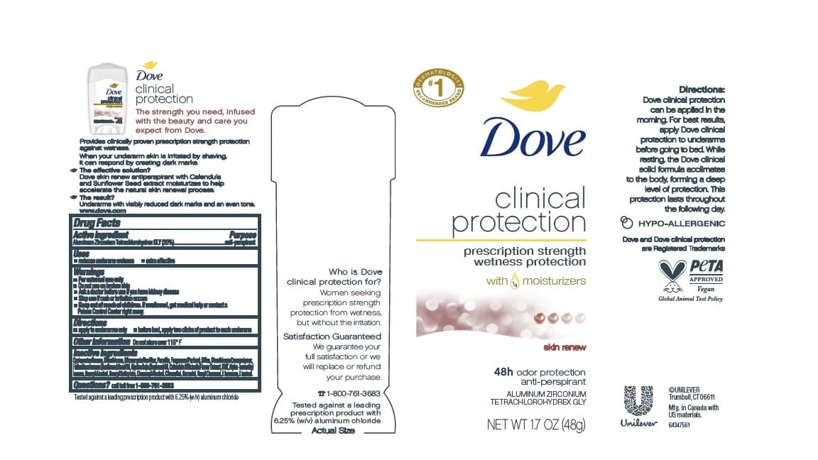 Dove package label