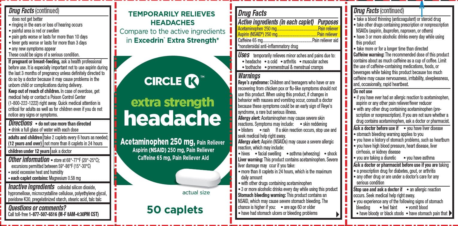 Extra Strength Headache package label