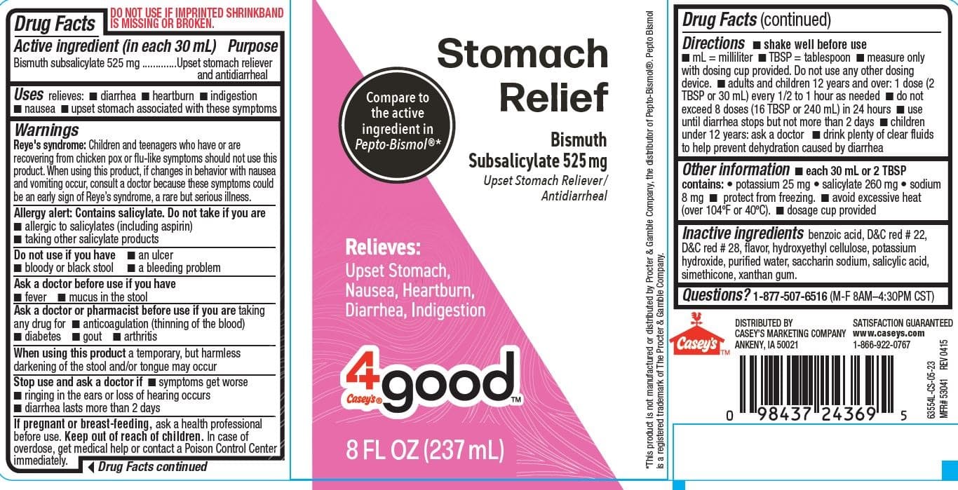 Stomach Relief, 24-7 Life package label